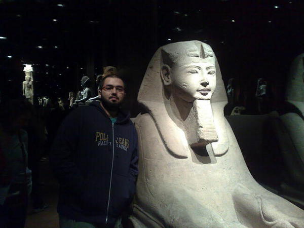 Sphinx; the protecter of the temple of gods in 1200bc. Muzeo egizio has it since early 1800. Awesome museum a must see place in turin