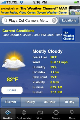 Today has been a humid scorcher in #playadelcarmen -- for this gringo, anyway. Glad it wasn't like this all week. 