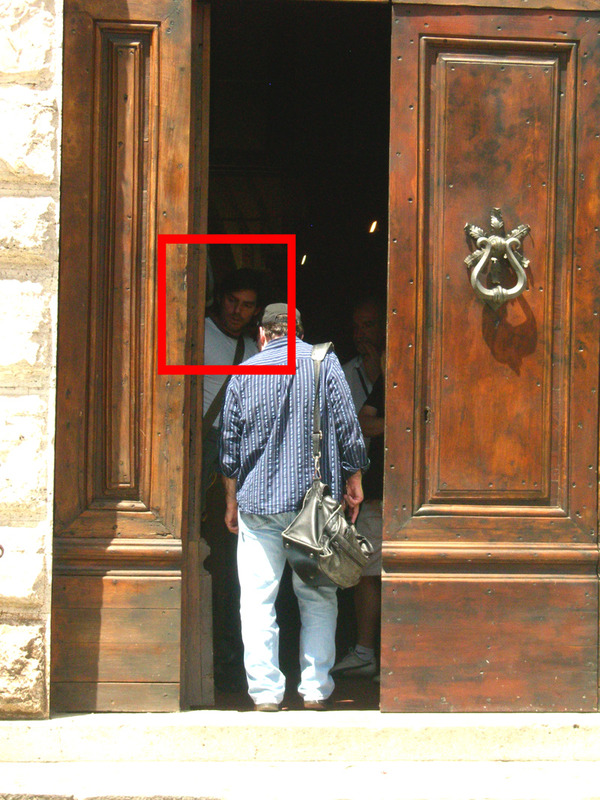 FIRST DIRECTOR PIC: Chris Weitz inside the town hall building, having a meeting with the crew!